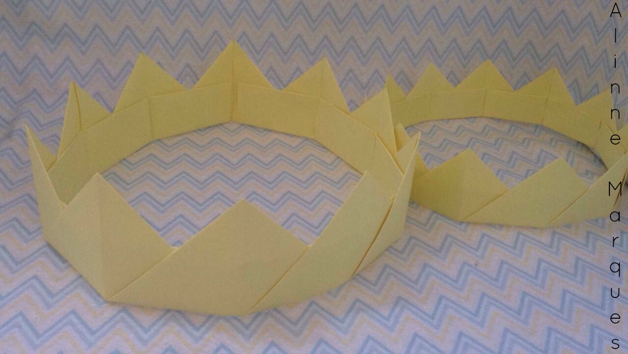 coroa de papel não encaixa na cabeça como resolver