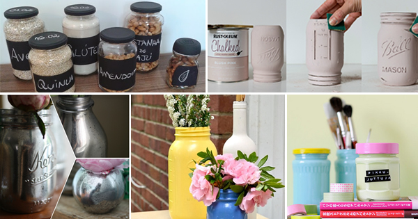 como pintar vidro de conserva