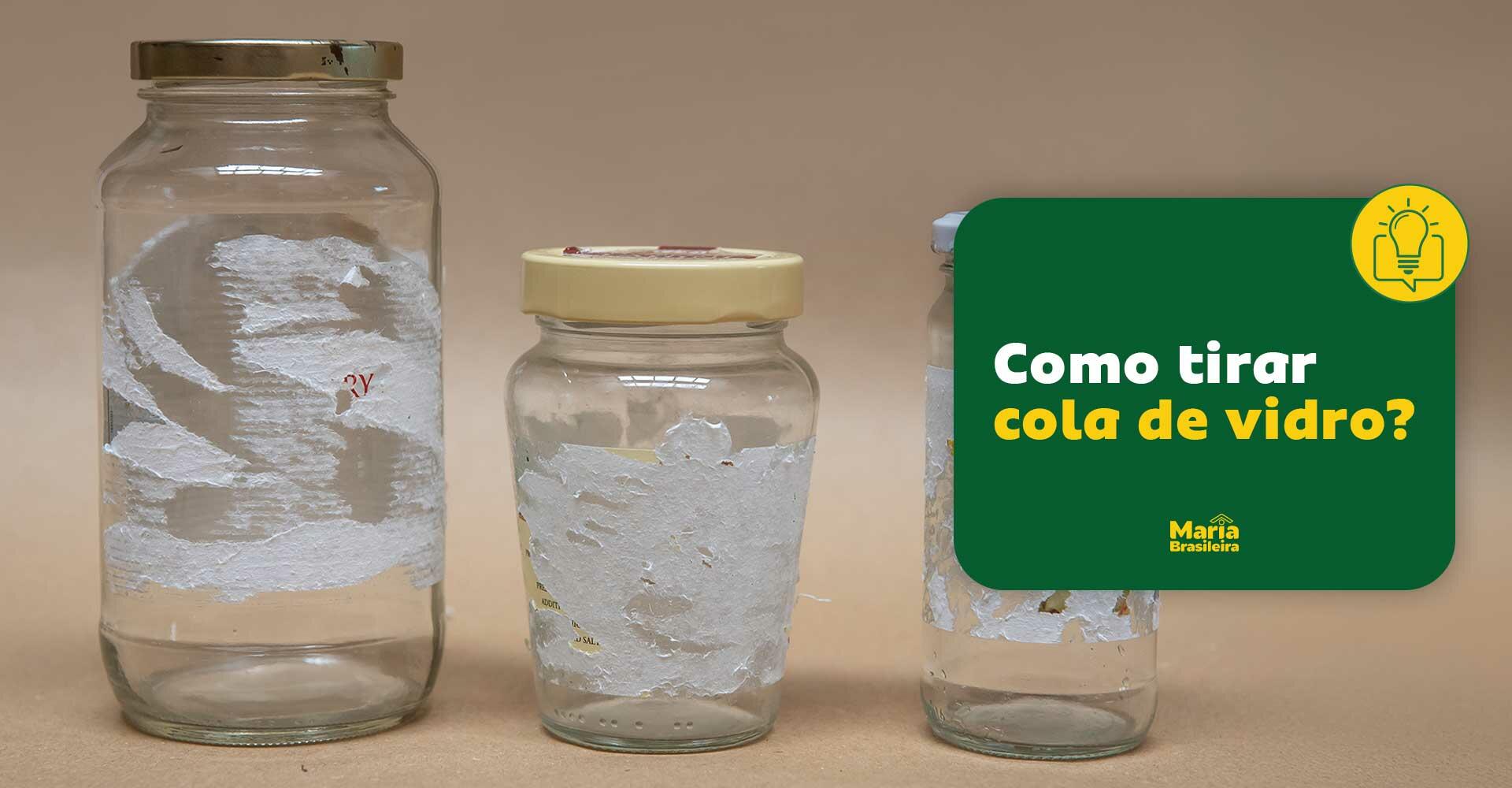 melhores formas de tirar papel colado vidro