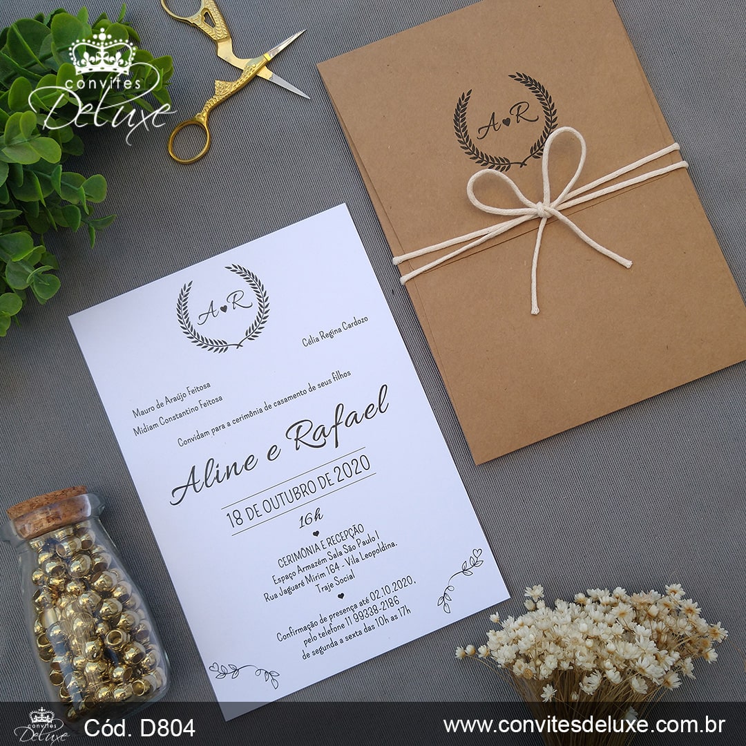 Tendências de Convites de Casamento para 2024