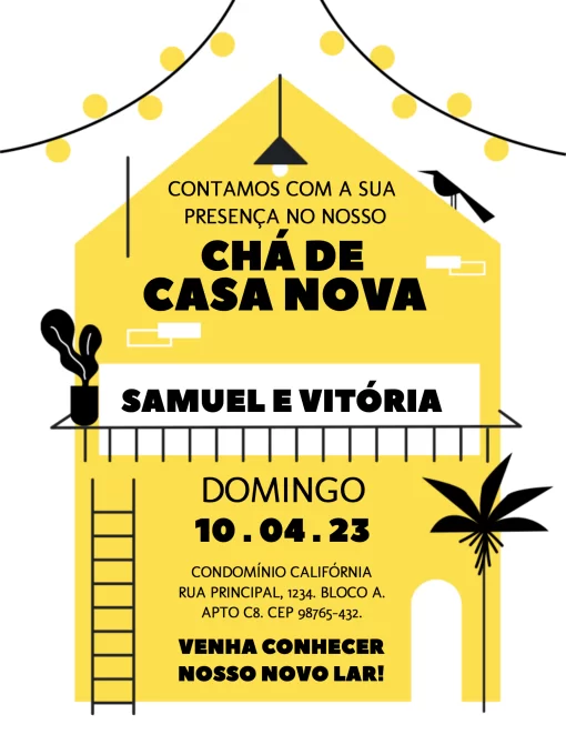 modelo convite casa nova para imprimir