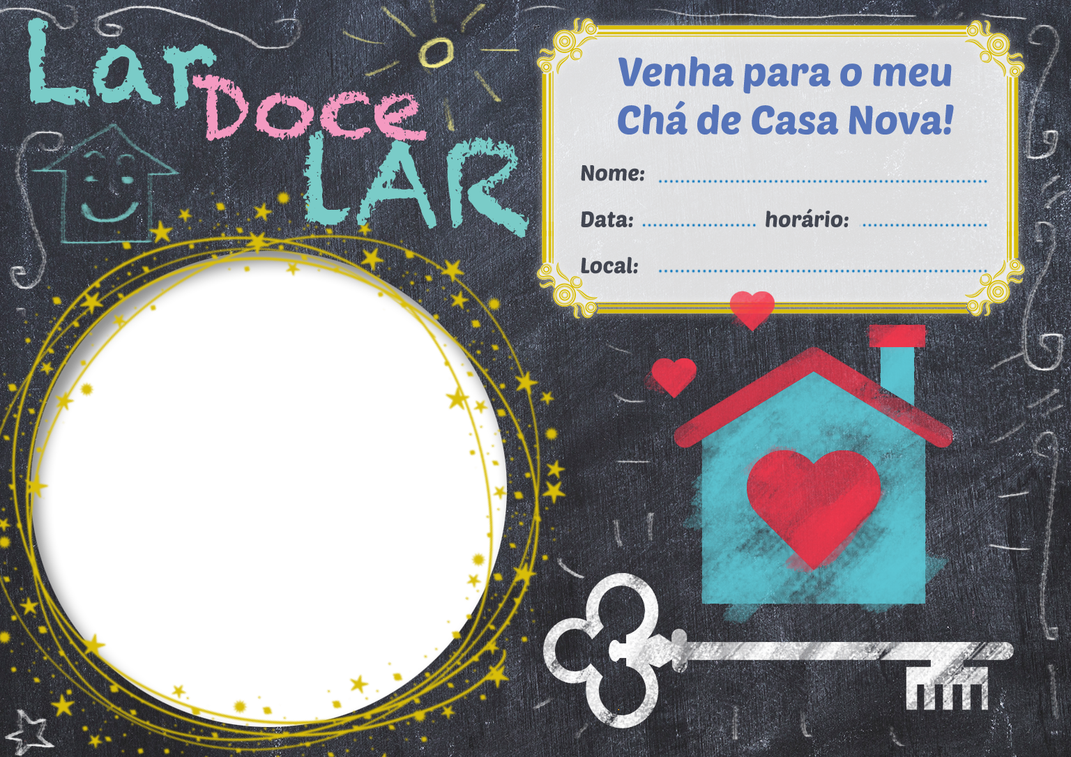 convite casa nova digital