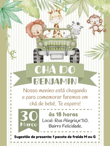 Convite de Chá de Fraldas Digital vs. Impresso: Qual Escolher?