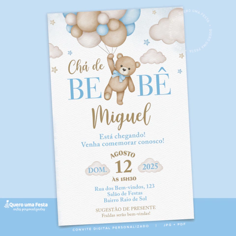 Frases Criativas para Pedir Fraldas no Convite de Chá de Bebê