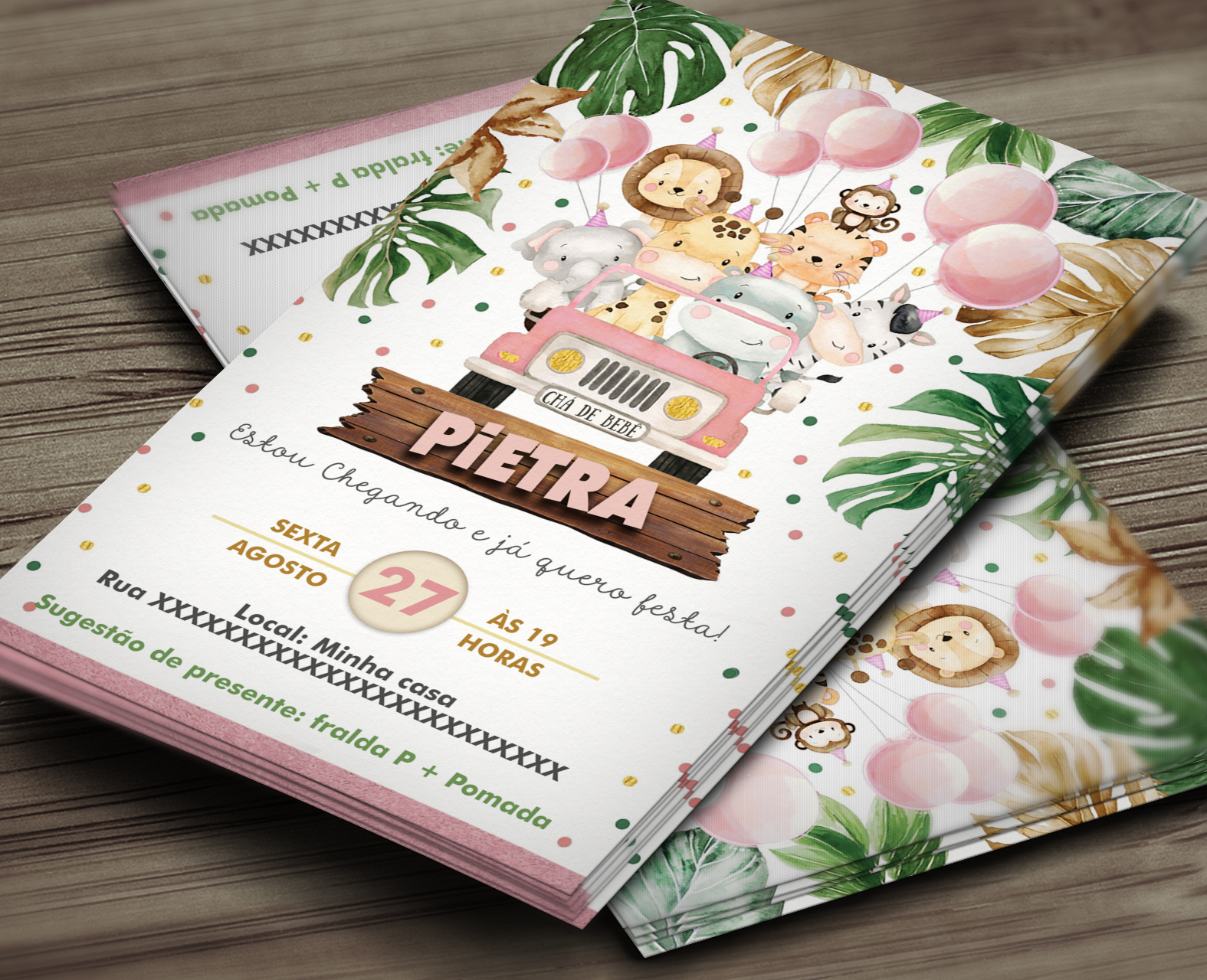 Convite de Chá de Fraldas Digital vs. Impresso: Qual Escolher?