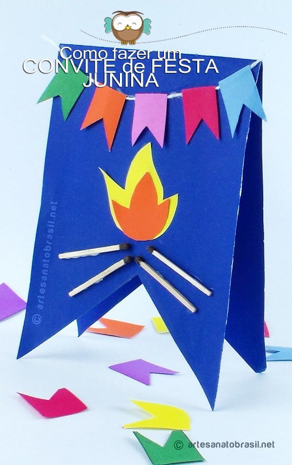 ideias criativas convite festa junina infantil