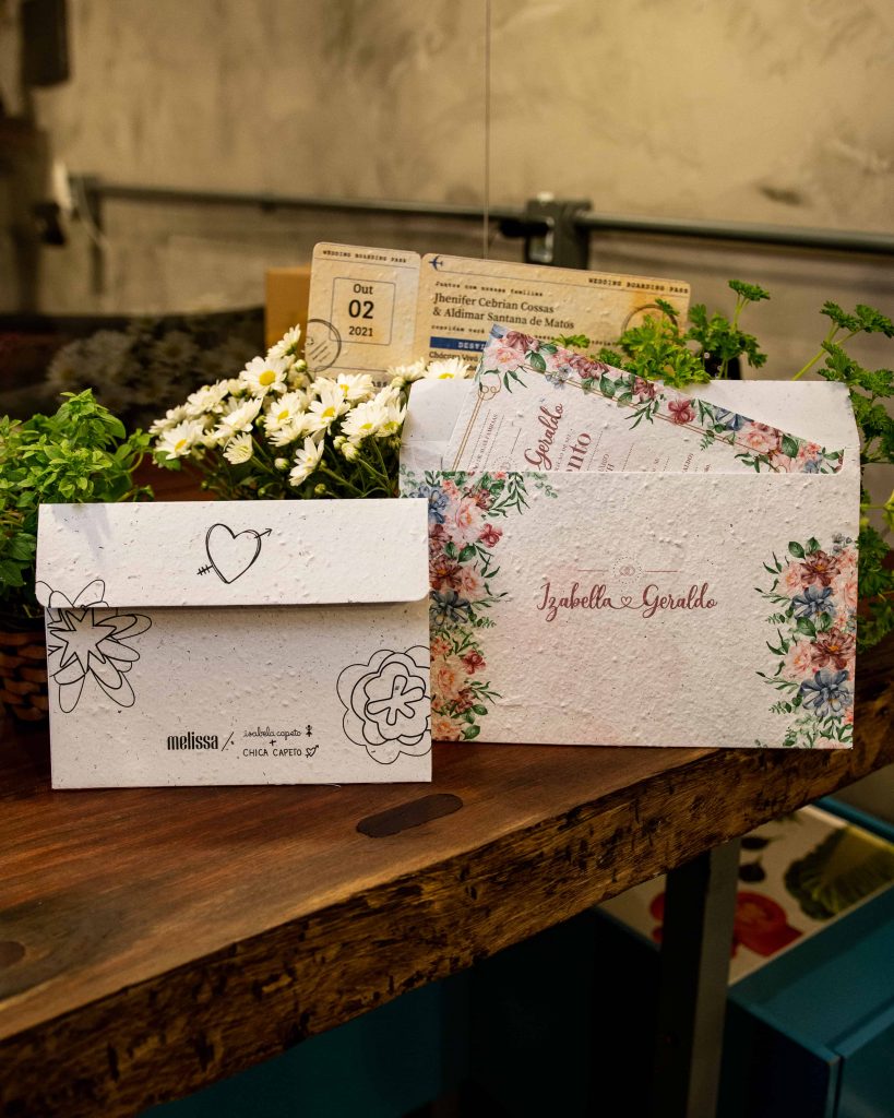 ideias criativas convite rustico casamento