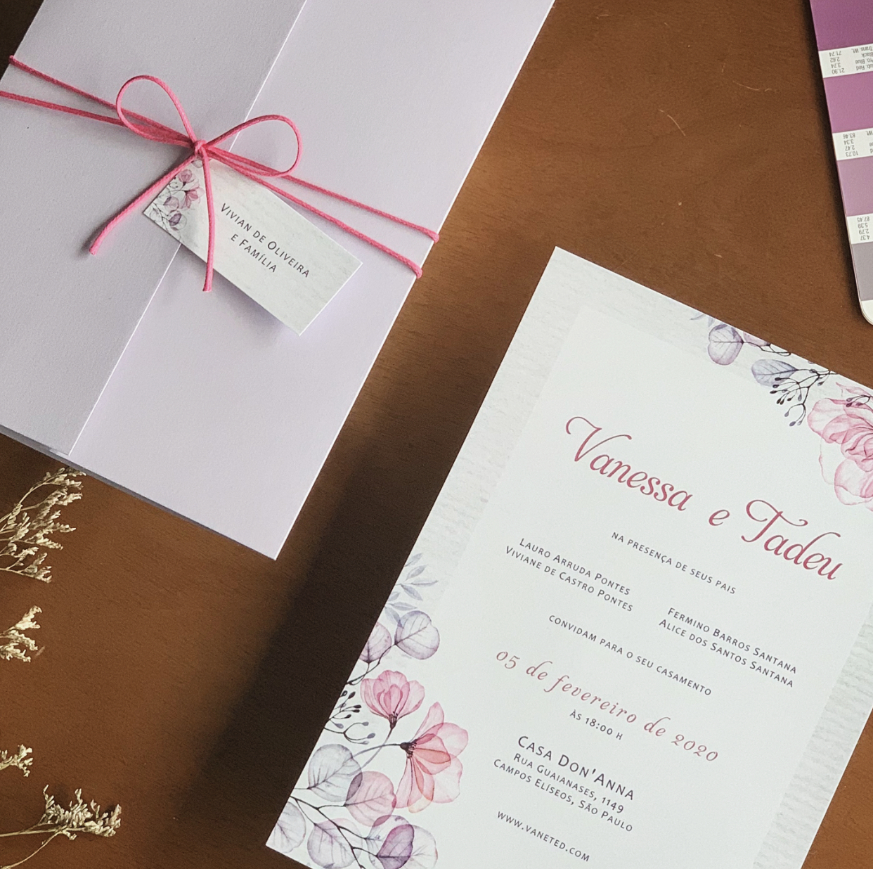 convites casamento civil simples