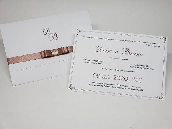 convite casamento civil para almoço intimo