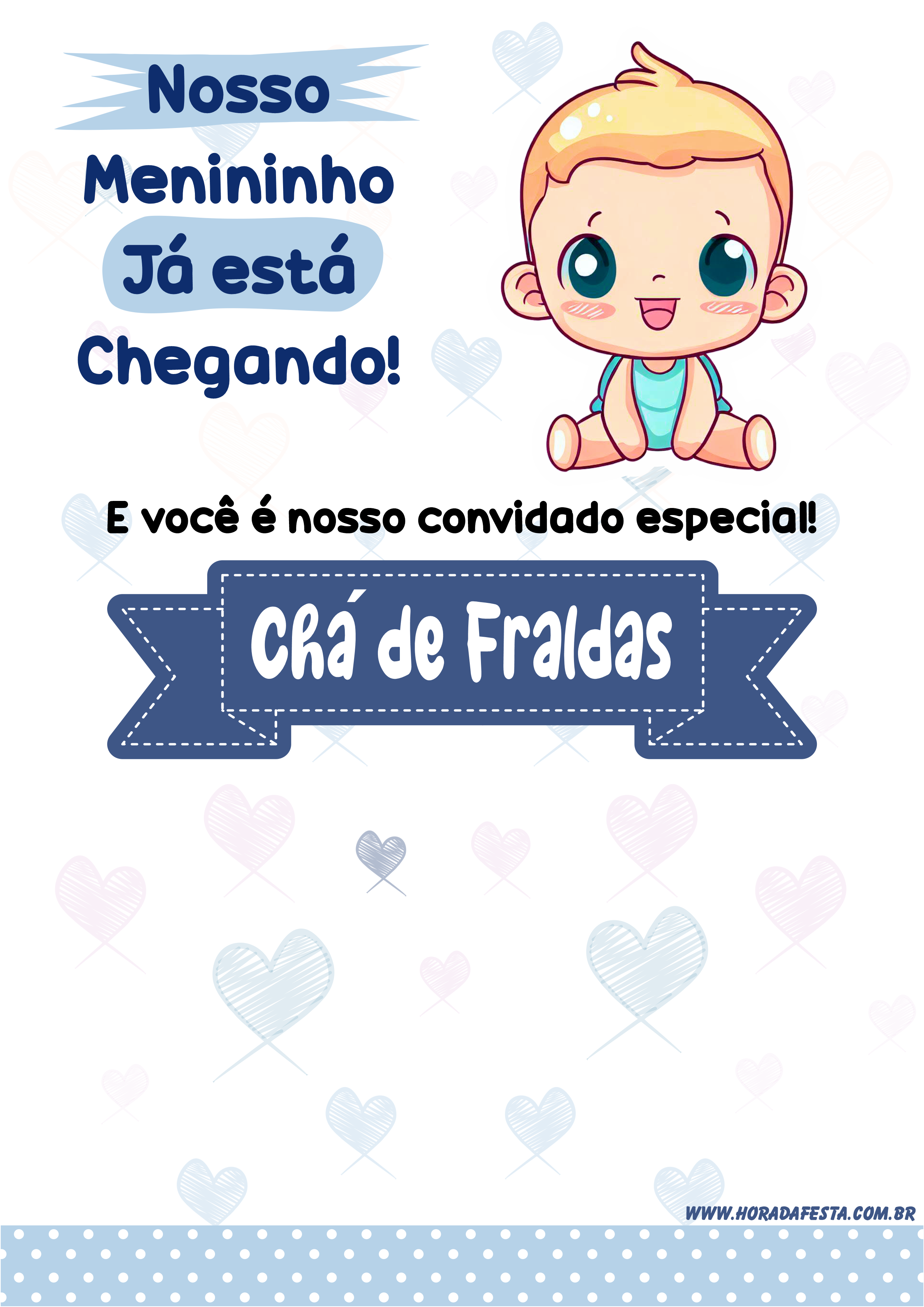 Checklist Essencial: O Que Não Pode Faltar no Convite do Chá de Fraldas