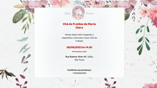 ideias criativas convite cha de fralda personalizado