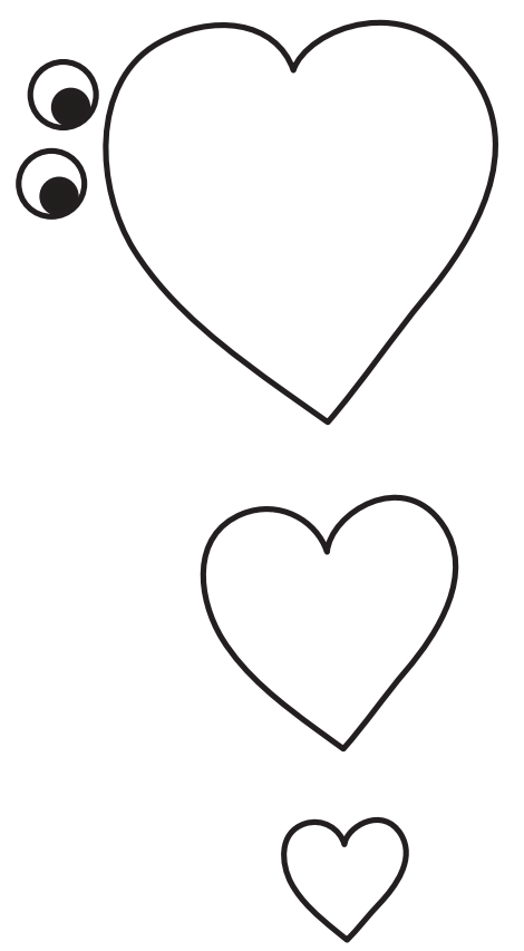 como fazer molde de coração sem impressora