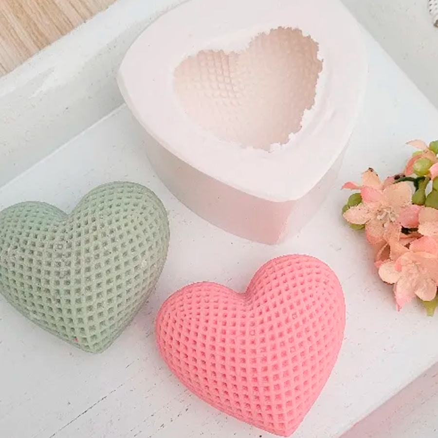 molde coração para escola