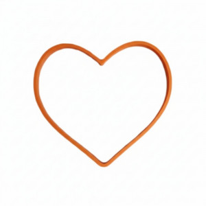 molde coração para almofada