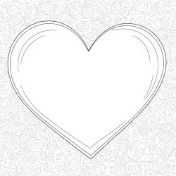 molde de coração em feltro para imprimir