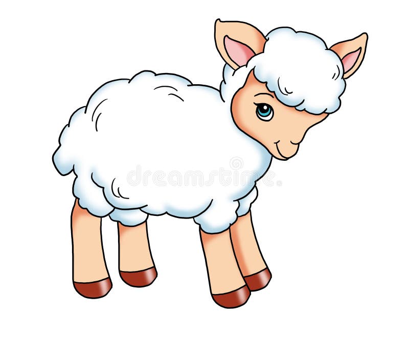 cordeiro para imprimir e colorir