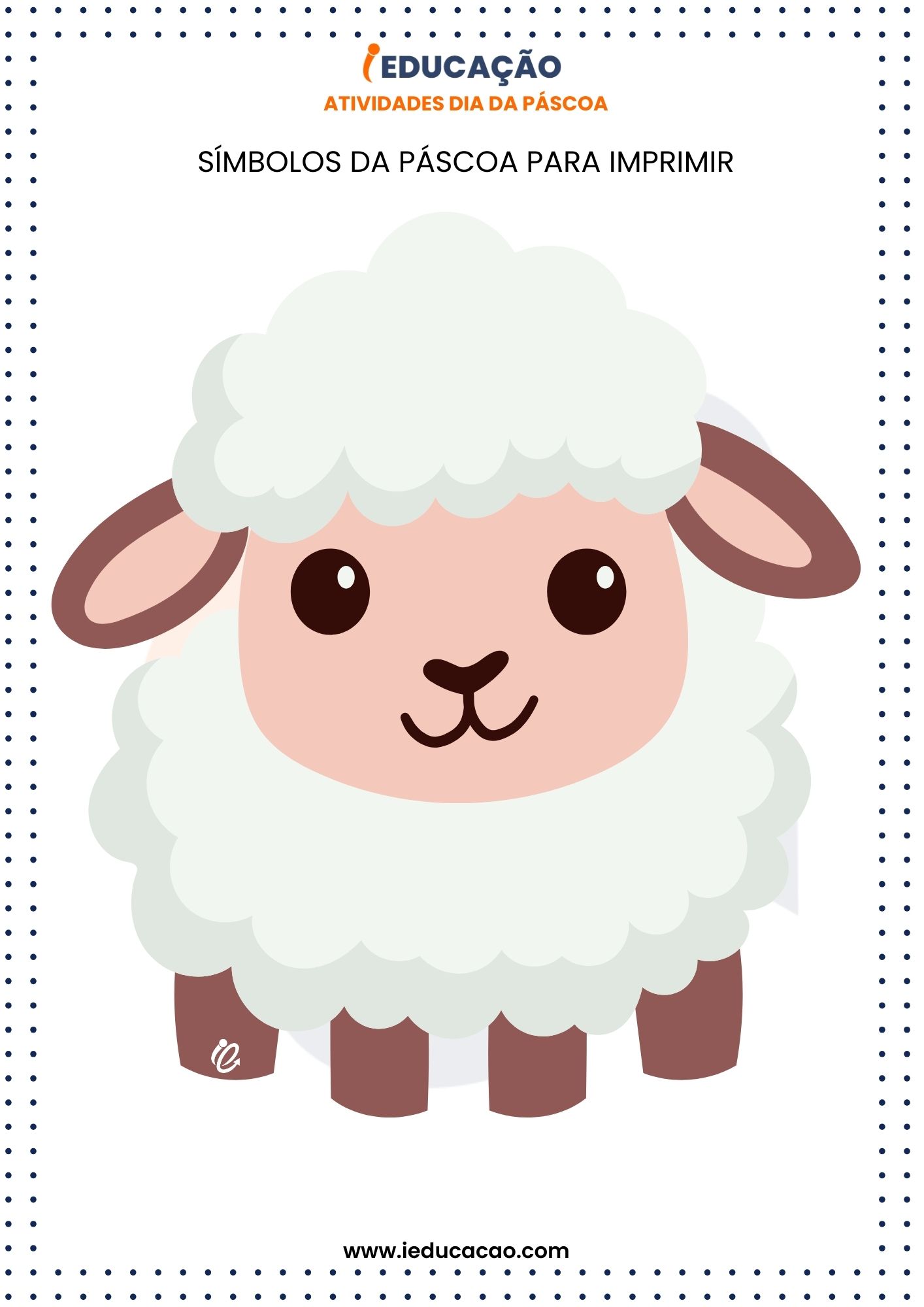 molde de cordeiro para artesanato