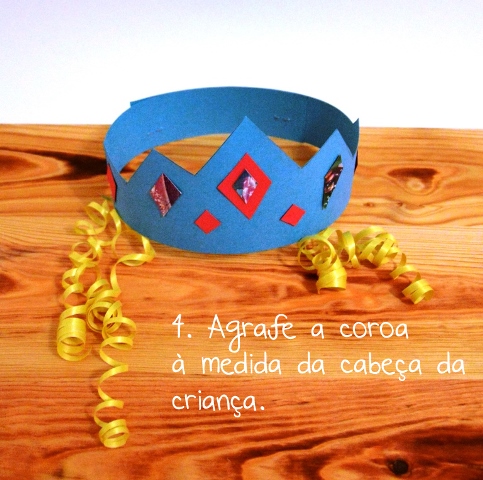 coroa de papel para bebê passo a passo