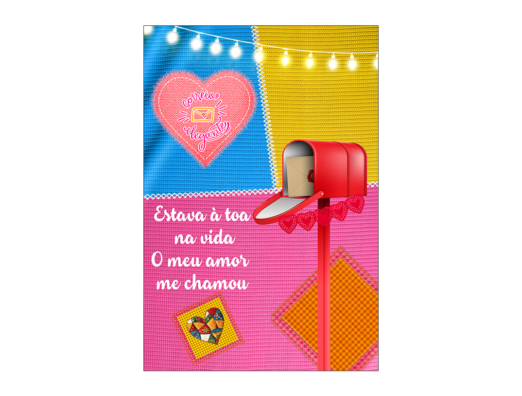 correio elegante para imprimir grátis