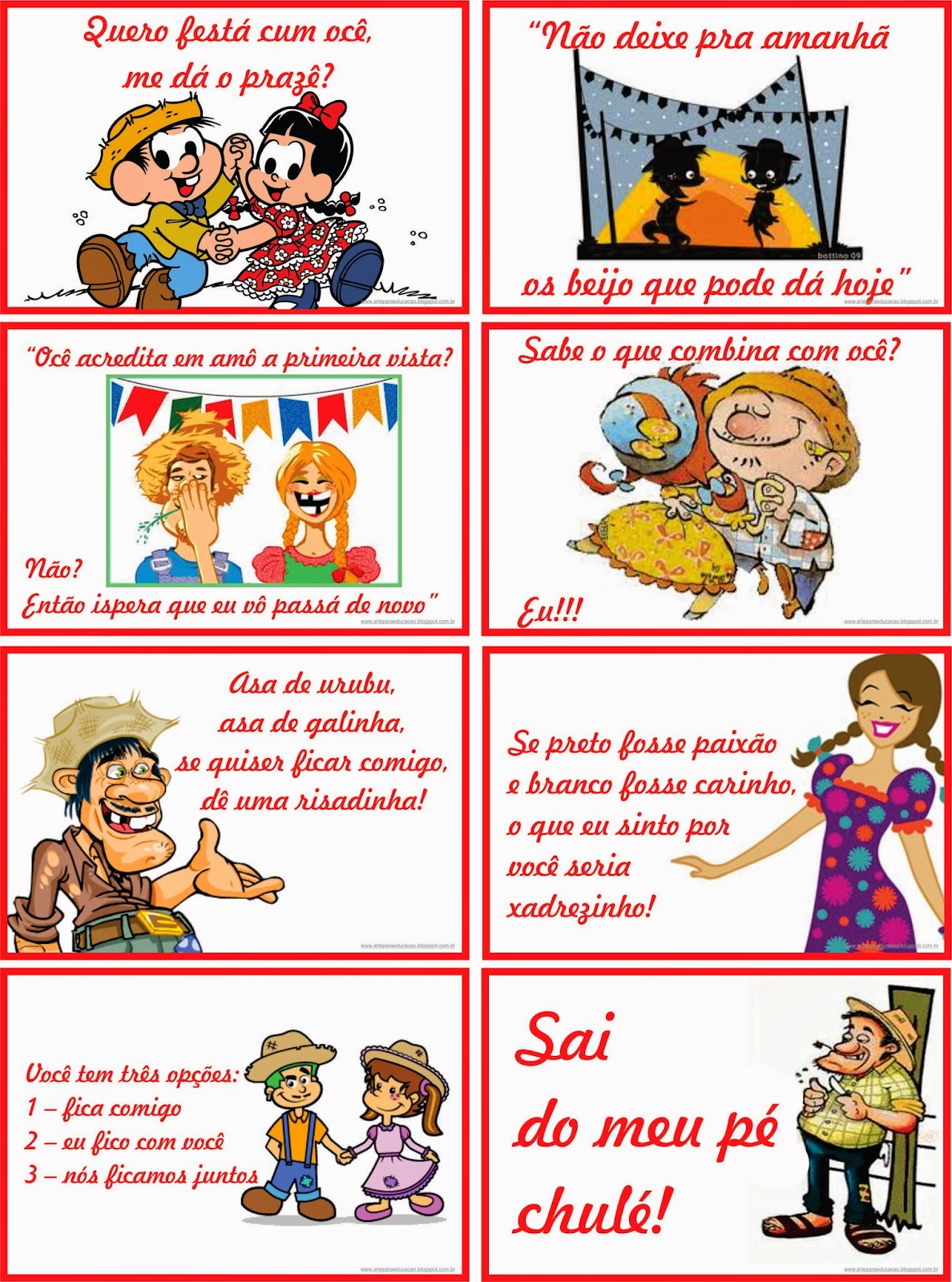 correio elegante engraçado para imprimir