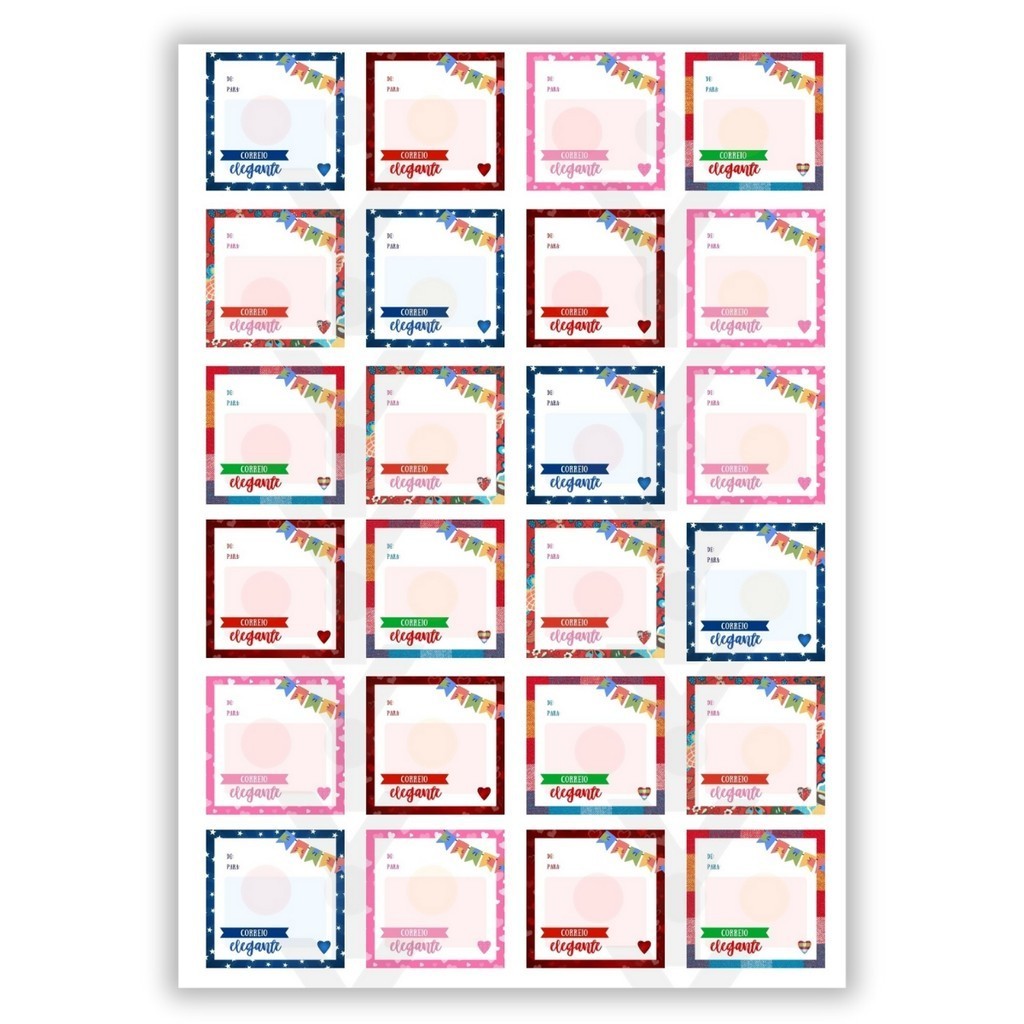 correio elegante engraçado para imprimir