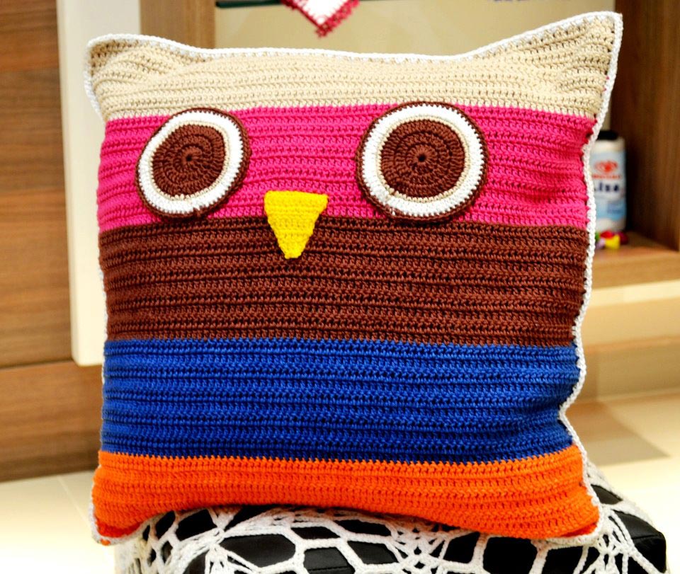 problemas comuns fazer almofada coruja croche