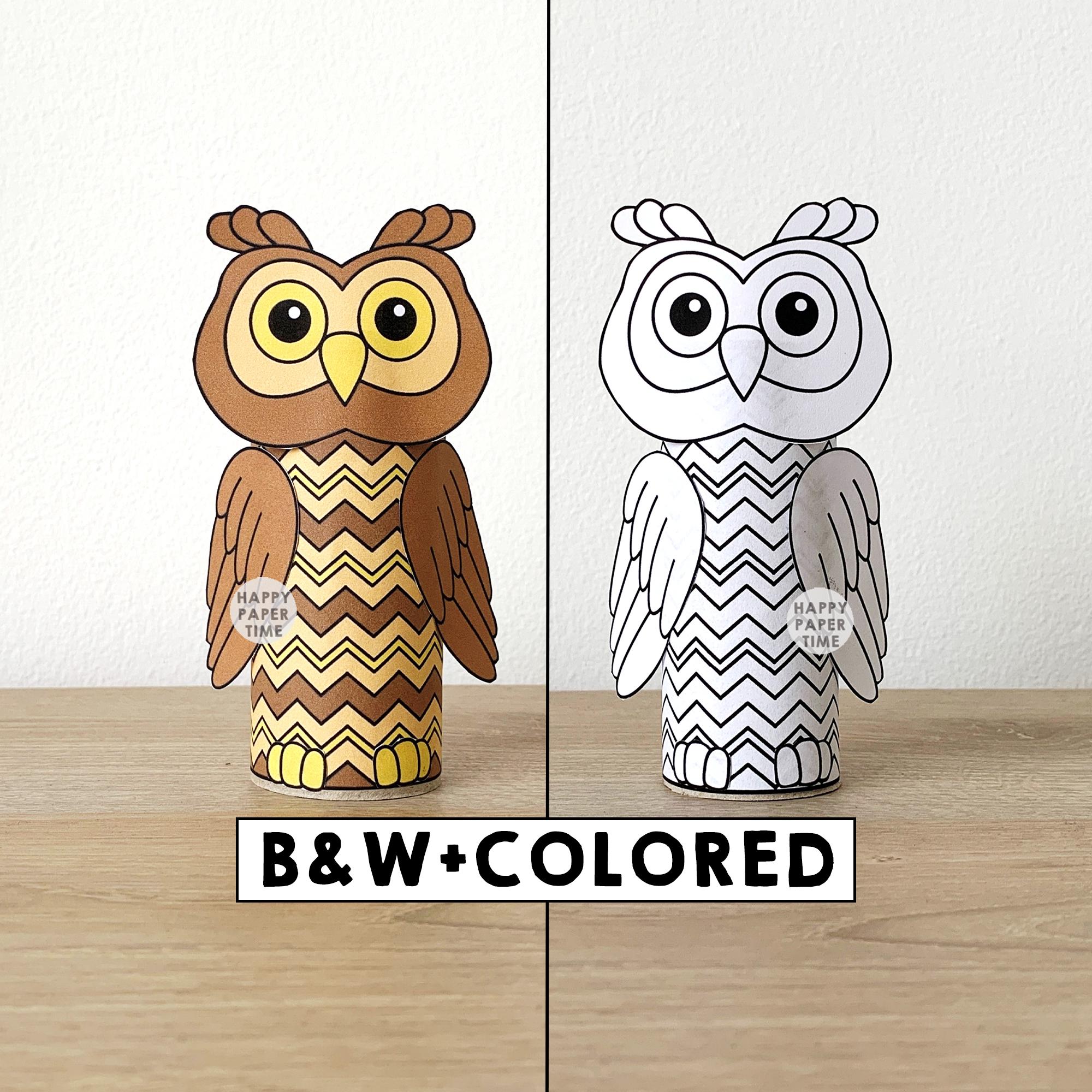 Outros animais fáceis de fazer com rolo de papel higiênico