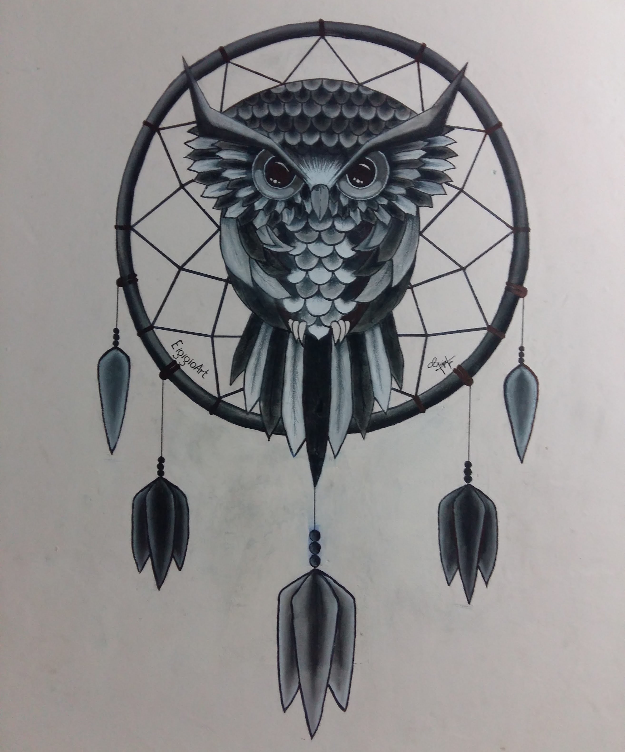 coruja filtro dos sonhos desenho