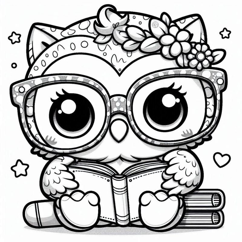 melhores desenhos de corujinhas para colorir online