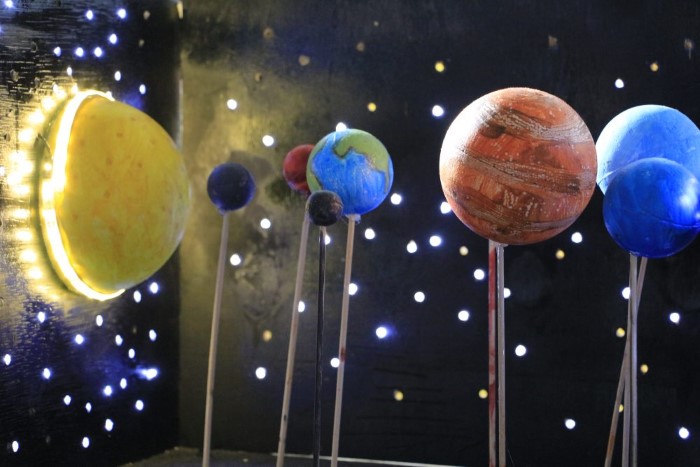 Como fazer maquete sistema solar