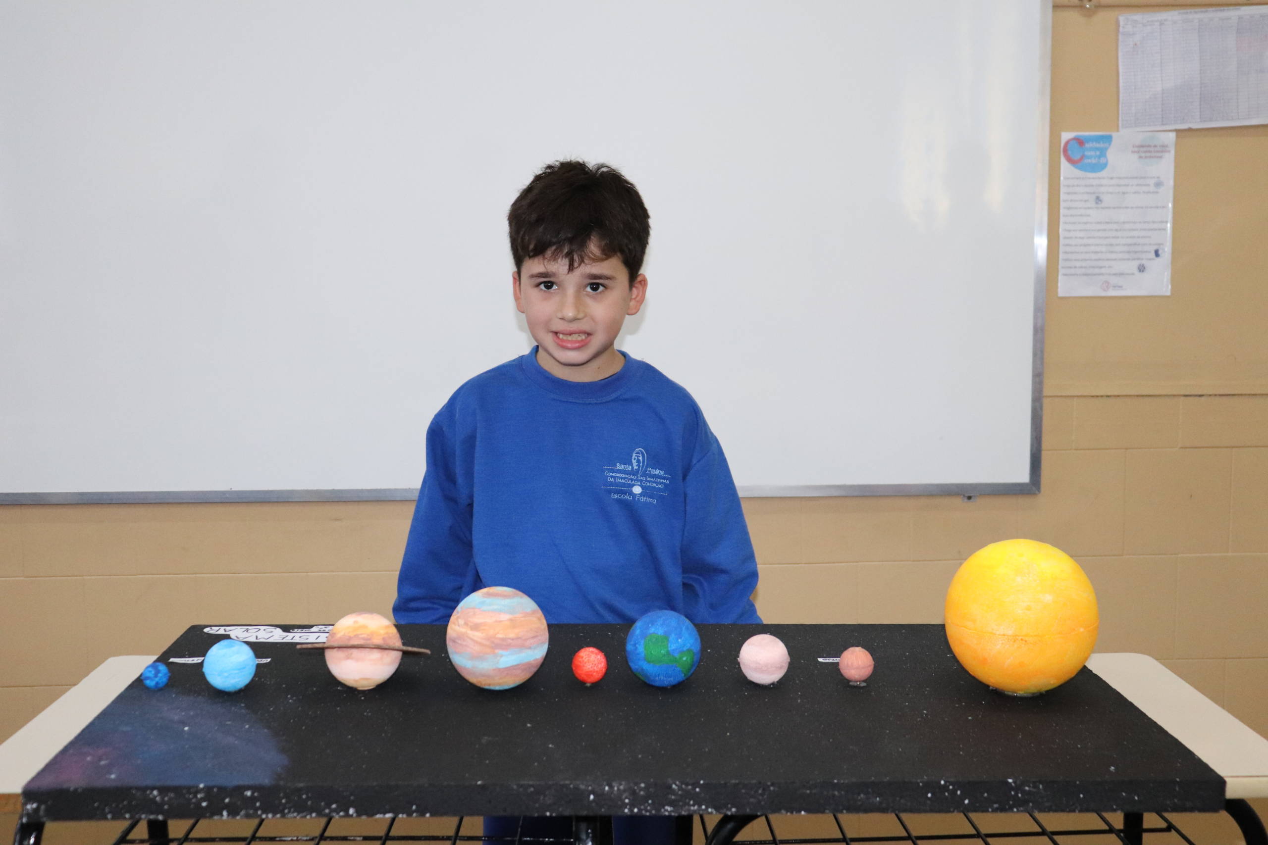 Maquete sistema solar passo a passo