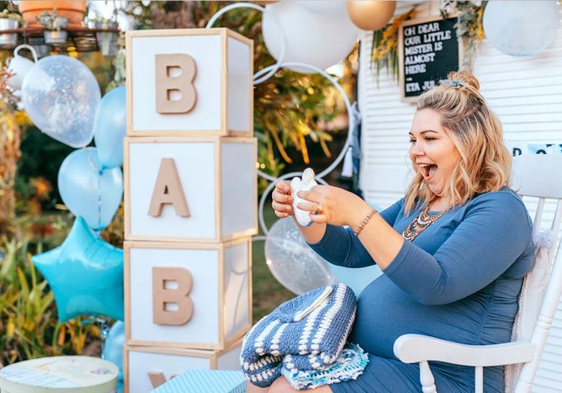como fazer decoracao cha de bebe gastando pouco