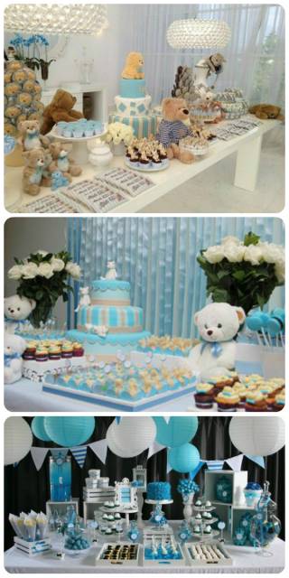 Guia Completo: Como Montar uma Mini Table de Chá de Bebê Azul Econômica