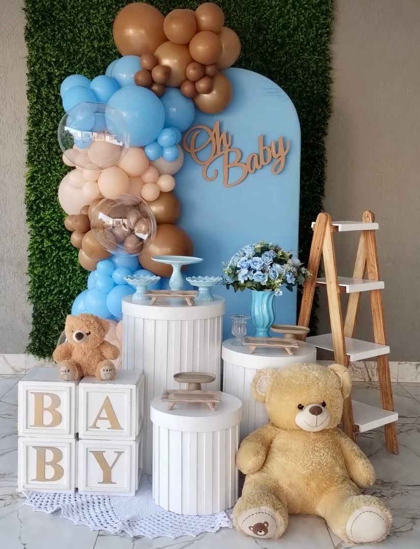 DIY de Chá de Bebê Azul: 5 Ideias Criativas para Decorar Gastando Pouco