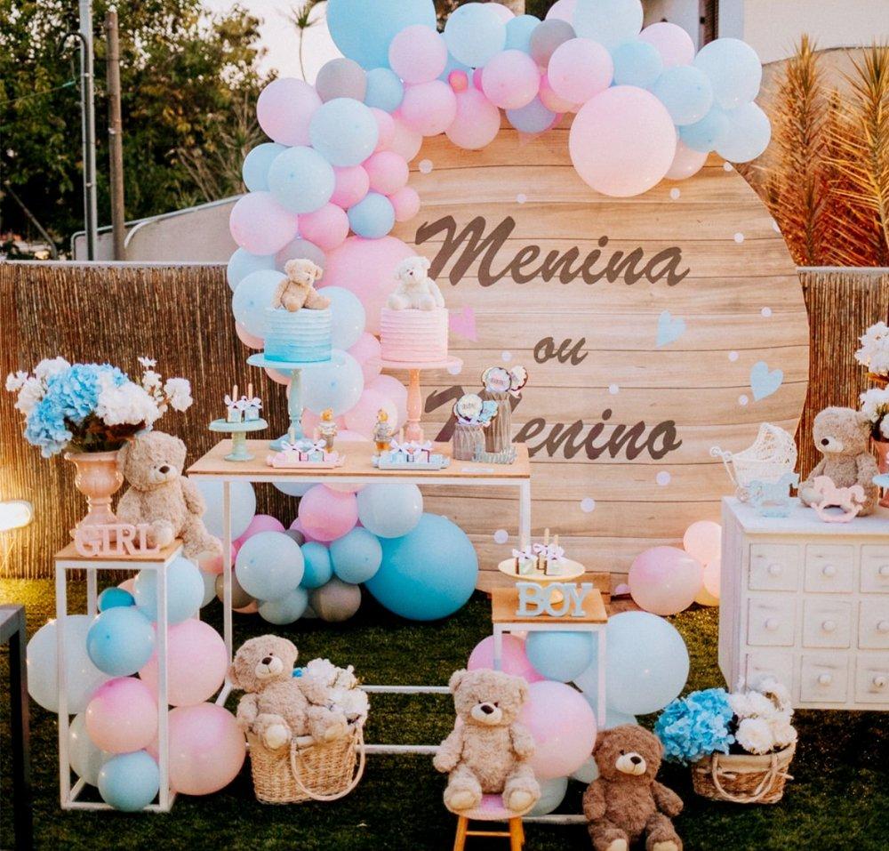 ideias criativas decoração chá de fraldas simples