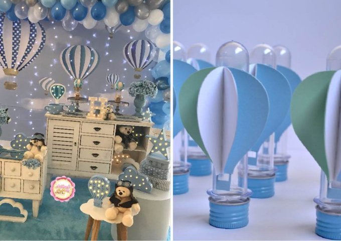 decoração com balão