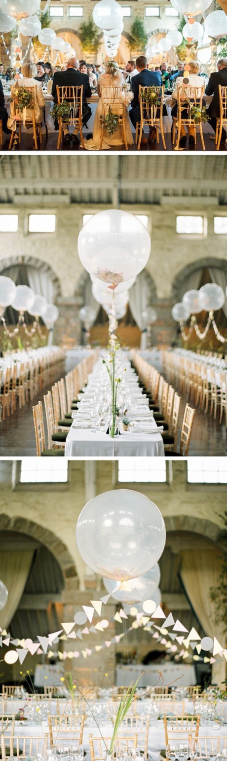 ideias de decoração com balões para casamento rústico