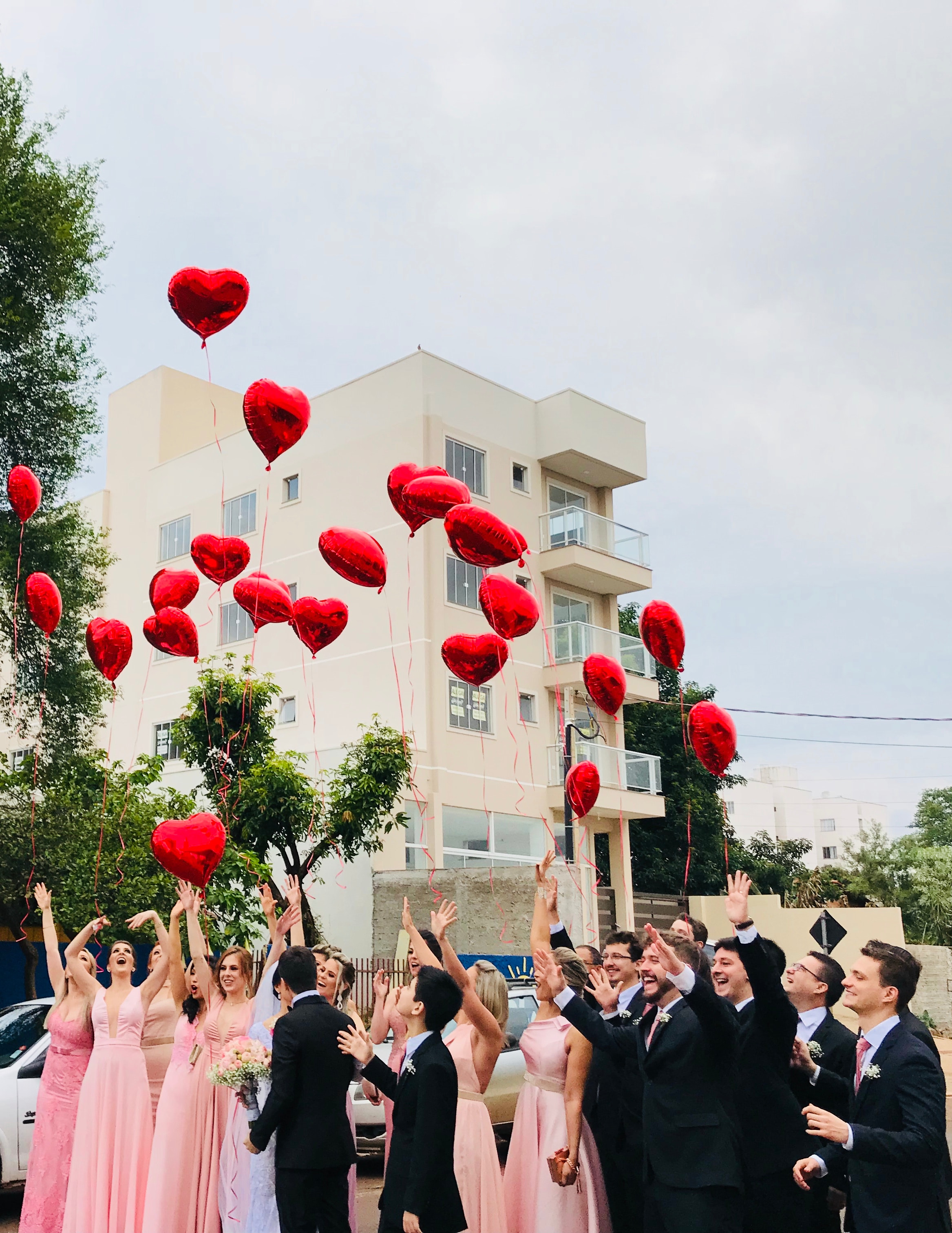 decoração com baloes para casamento