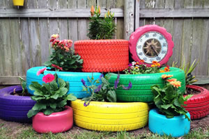 como evitar mosquitos pneus vasos reciclados