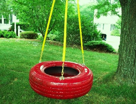 decoração com pneus reciclados