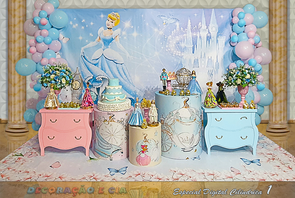 decoração da cinderela simples