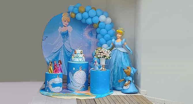 decoração da cinderela simples