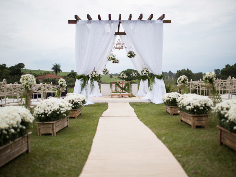 ideias decoração casamento campo rústico simples