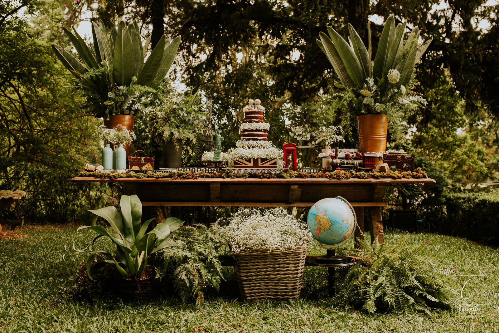 decoração de casamento no campo rustico