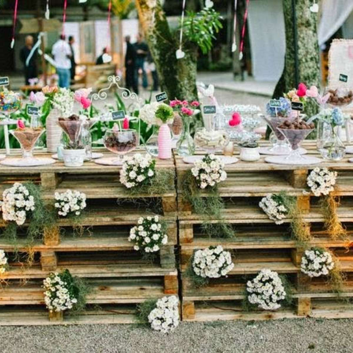 ideias decoração casamento campo rústico simples