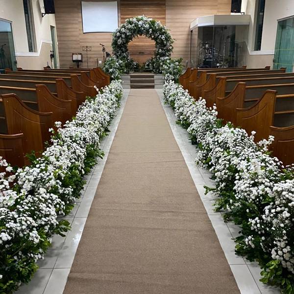 decoração de casamento com luzes de led