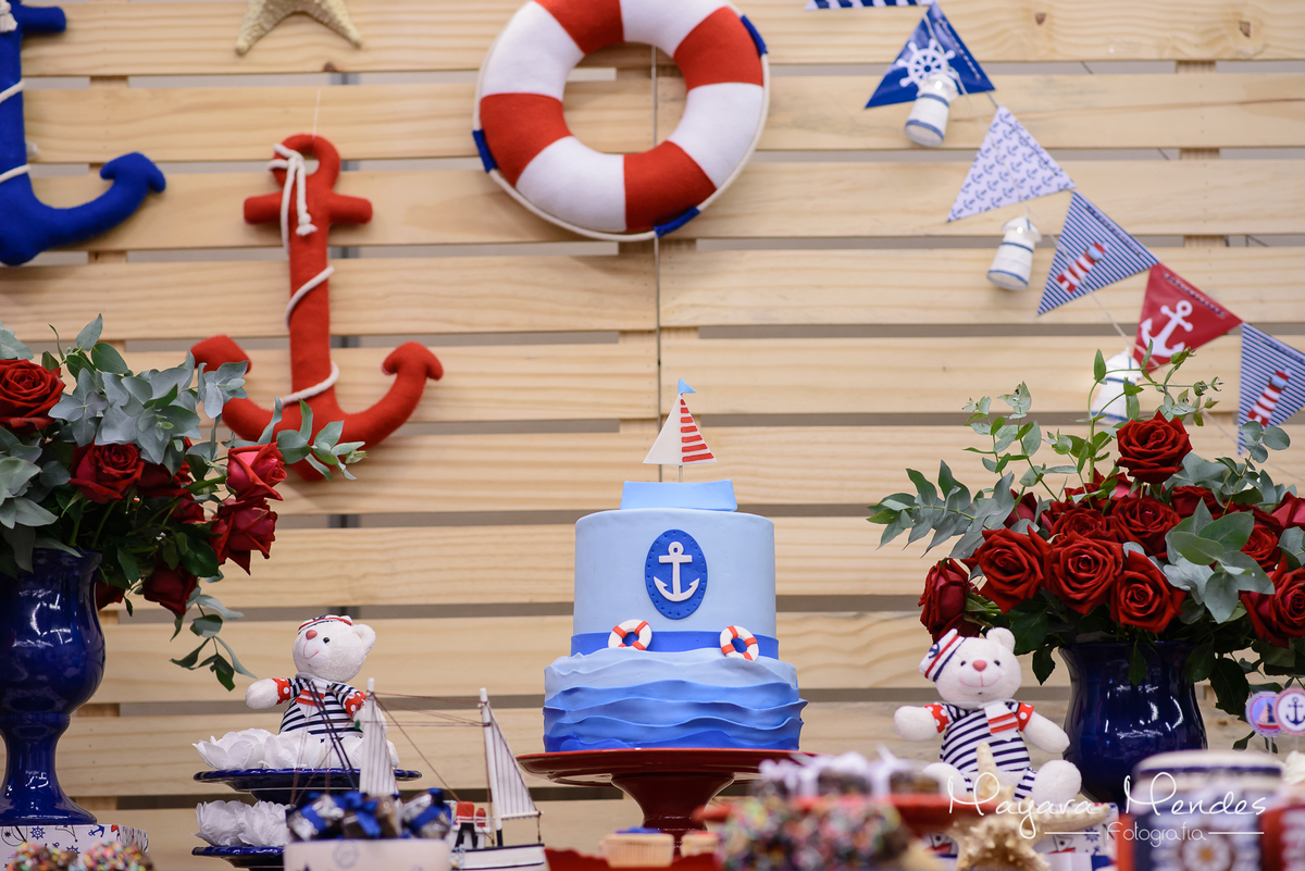 decoração chá de bebê marinheiro versus náutico qual escolher