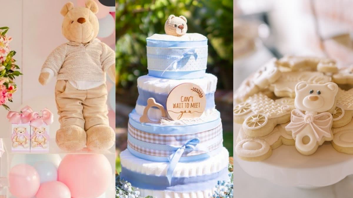 Como Escolher a Paleta de Cores Perfeita para seu Chá de Bebê Ursinho