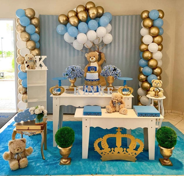 Aluguel ou Compre? Onde Encontrar Decoração de Chá de Bebê Ursinho