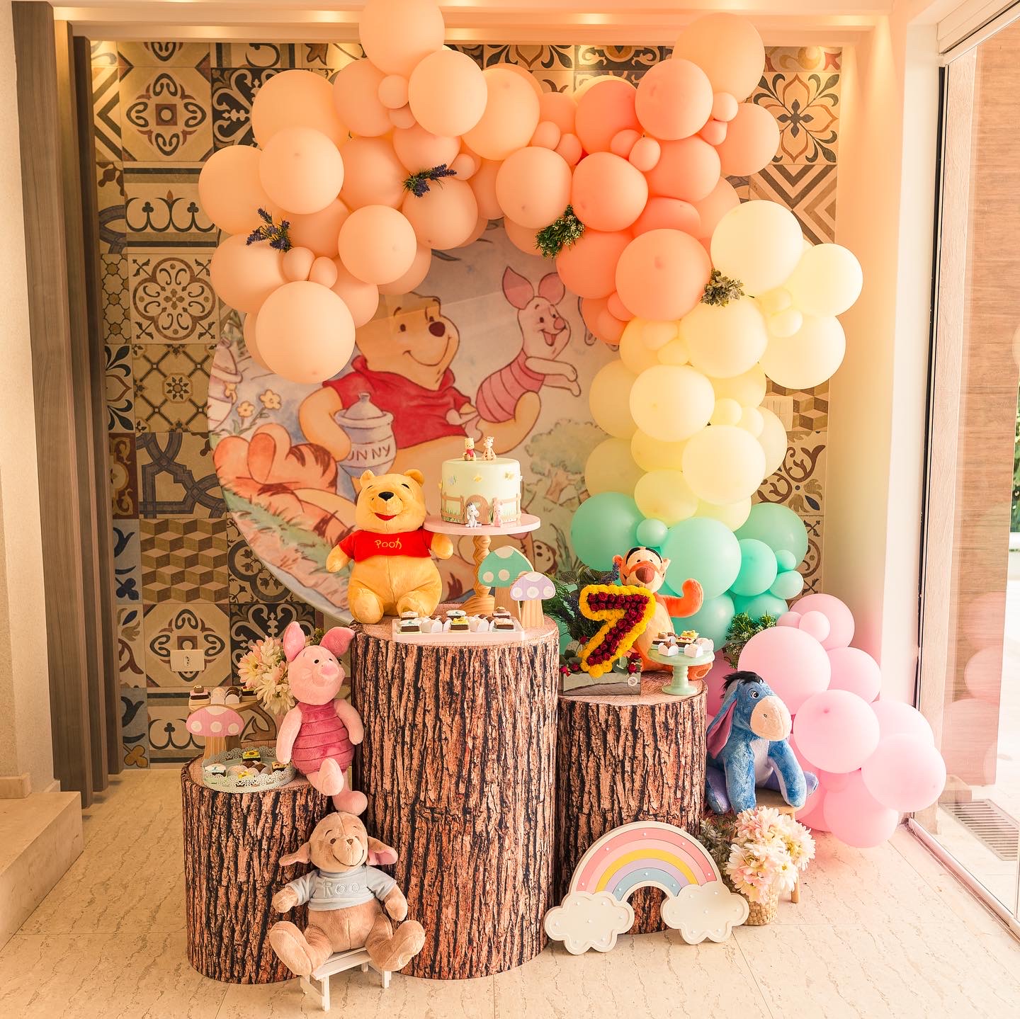 decoração de chá de bebê tema ursinho